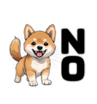柴犬の日常挨拶スタンプ（個別スタンプ：15）
