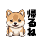 柴犬の日常挨拶スタンプ（個別スタンプ：35）