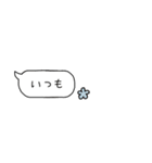 省スペース＊犬のもこまるの吹き出し挨拶（個別スタンプ：28）