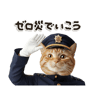 警察現場ねこ（個別スタンプ：8）