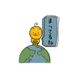 不思議なオリジナルのかわいいスタンプ（個別スタンプ：6）
