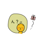 不思議なオリジナルのかわいいスタンプ（個別スタンプ：31）