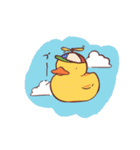 「たぶんお風呂のアヒル」（個別スタンプ：10）