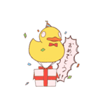 「たぶんお風呂のアヒル」（個別スタンプ：27）