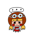ヘルメットパイロットちゃん（個別スタンプ：8）