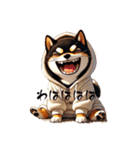 黒柴おじごん（個別スタンプ：1）