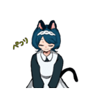 ねことねずみのメイドさん（個別スタンプ：16）