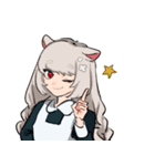 ねことねずみのメイドさん（個別スタンプ：20）
