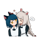 ねことねずみのメイドさん（個別スタンプ：24）