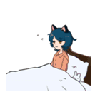 ねことねずみのメイドさん（個別スタンプ：34）