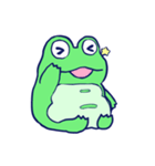 コハンテイアマガエルモドキの日常5（個別スタンプ：1）