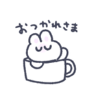 おねむりうさぎ（個別スタンプ：24）