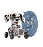 【家族連絡】ダルメシアン（個別スタンプ：23）