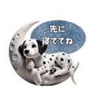 【家族連絡】ダルメシアン（個別スタンプ：28）