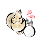 ネザーうさぎのいる暮らし（個別スタンプ：14）
