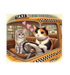 ねこちゃんのラブラブスタンプ（個別スタンプ：5）