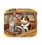 猫ちゃんたちのラブラブスタンプ（個別スタンプ：4）