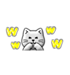 ［毎日つかえる］ぷっくりネコ♡省スペース（個別スタンプ：12）