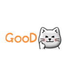 ［毎日つかえる］ぷっくりネコ♡省スペース（個別スタンプ：17）