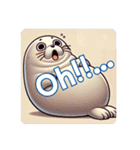 もちもちアザラシのもちざらし（個別スタンプ：6）