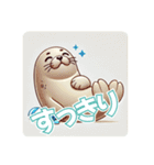 もちもちアザラシのもちざらし（個別スタンプ：12）