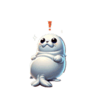 もちもちアザラシのもちざらし（個別スタンプ：17）