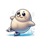 もちもちアザラシのもちざらし（個別スタンプ：26）