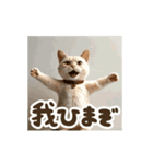 動く！リアル着ぐるみ猫1（個別スタンプ：13）