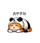 パンダな太っちょ茶トラ（個別スタンプ：8）