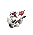 Rock Swan ！（個別スタンプ：4）