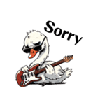 Rock Swan ！（個別スタンプ：6）