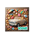 お菓子のオープンカー（個別スタンプ：5）