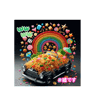 お菓子のオープンカー（個別スタンプ：7）