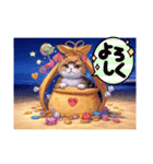 福袋猫助2（個別スタンプ：5）