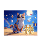 福袋猫助2（個別スタンプ：6）