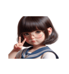 ぽっちゃりガール - 甘えん坊な彼女（個別スタンプ：6）