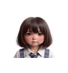 ぽっちゃりガール - 甘えん坊な彼女（個別スタンプ：18）
