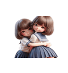 ぽっちゃりガール - 甘えん坊な彼女（個別スタンプ：20）