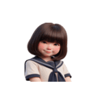 ぽっちゃりガール - 甘えん坊な彼女（個別スタンプ：29）