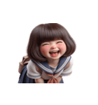 ぽっちゃりガール - 甘えん坊な彼女（個別スタンプ：31）