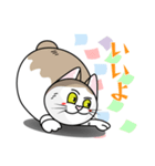 表情豊かなユニーク猫にゃんのスタンプ7（個別スタンプ：3）