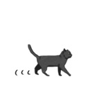 気ままに暮らす黒猫（個別スタンプ：2）