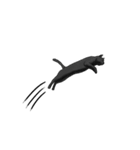 気ままに暮らす黒猫（個別スタンプ：4）