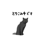 気ままに暮らす黒猫（個別スタンプ：22）