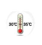 本日の気温は？ ver1.3（個別スタンプ：2）