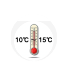 本日の気温は？ ver1.3（個別スタンプ：6）