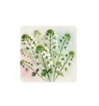 water-color flowers（個別スタンプ：5）
