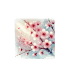 water-color flowers（個別スタンプ：8）