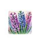 water-color flowers（個別スタンプ：10）