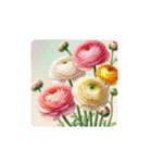 water-color flowers（個別スタンプ：14）